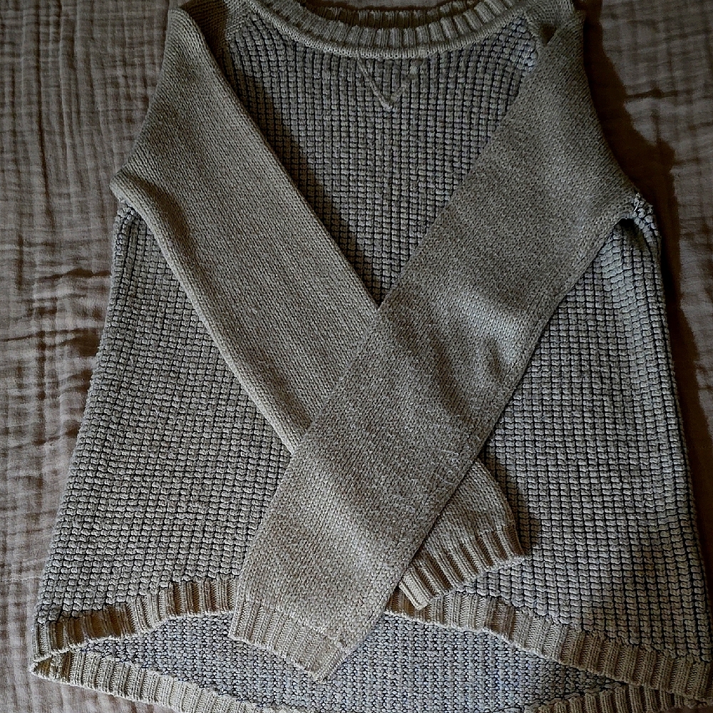 ▫️Market & Spruce Crew Neck Sweater with Textured Knit